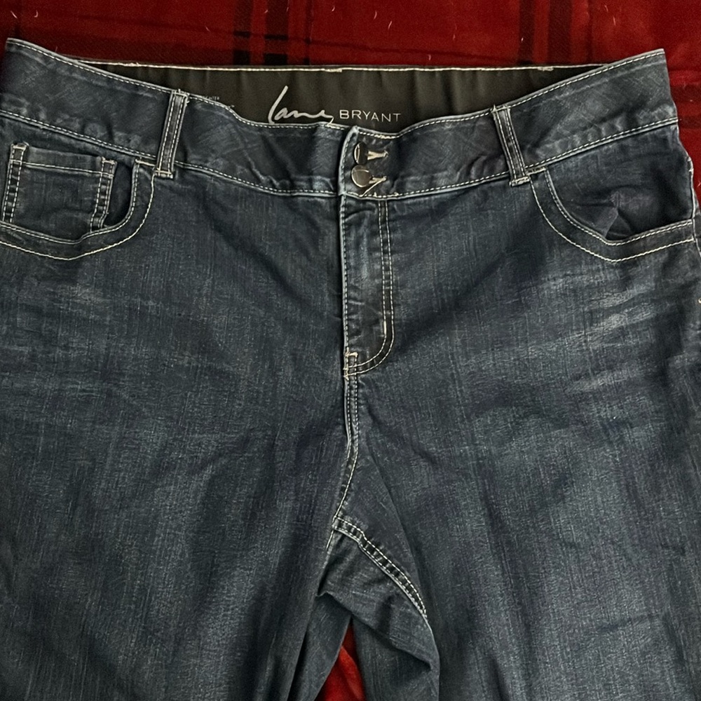 Lane Bryant Skinny jeans in dark blue size 20 short